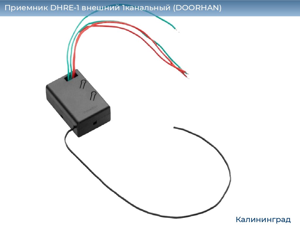 Приемник DHRE-1 внешний 1канальный (DOORHAN), kaliningrad.doorhan.ru