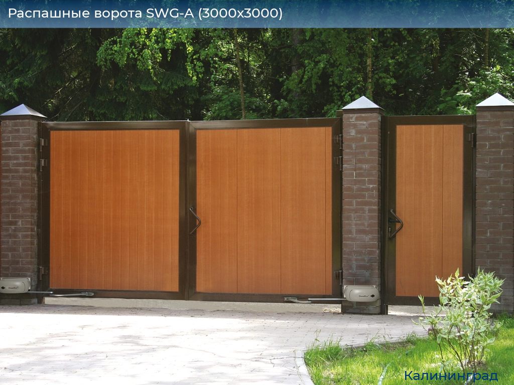 Распашные ворота SWG-A (3000х3000), kaliningrad.doorhan.ru